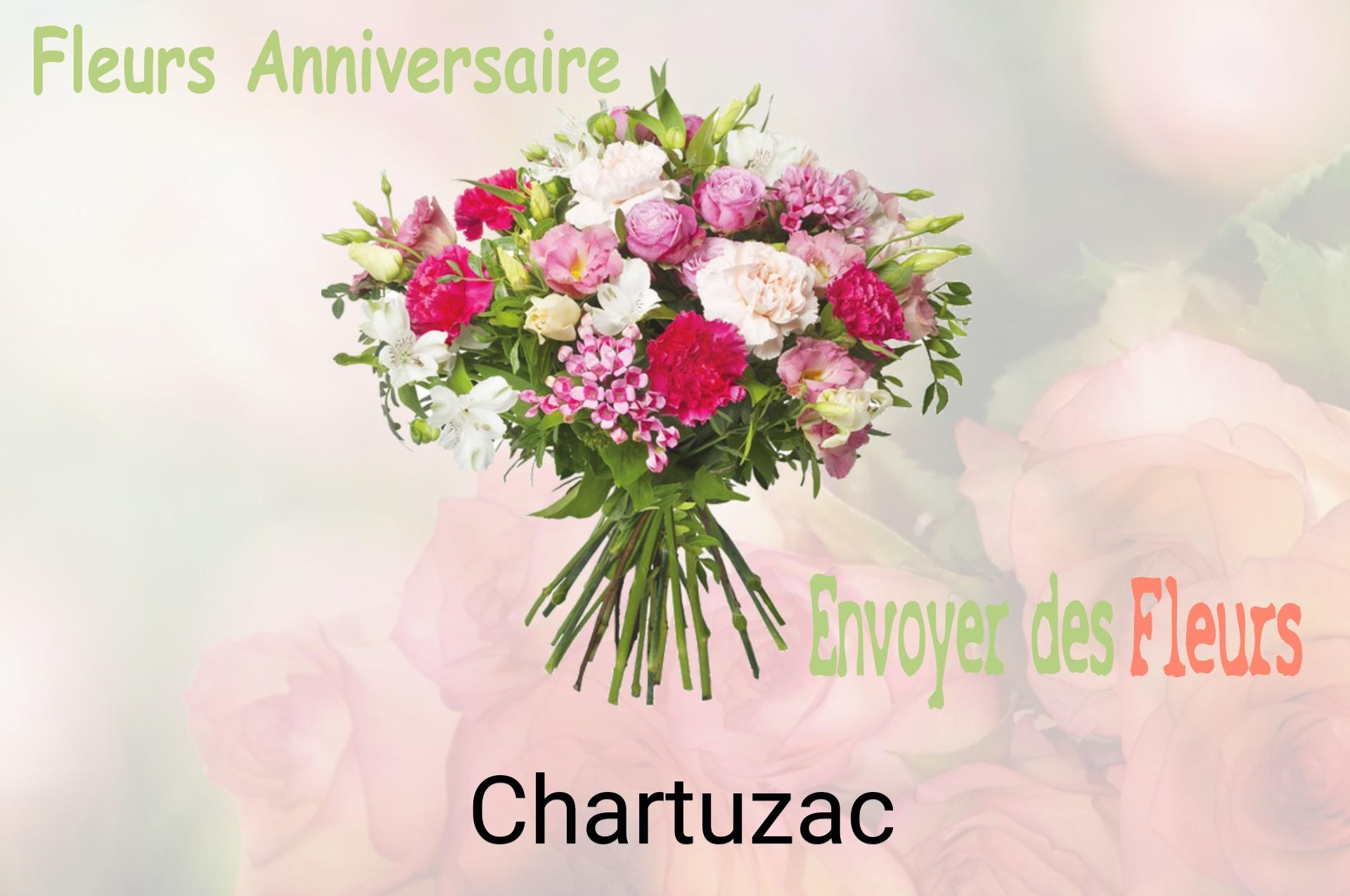 Bouquet de fleurs d’anniversaire livré à Chartuzac